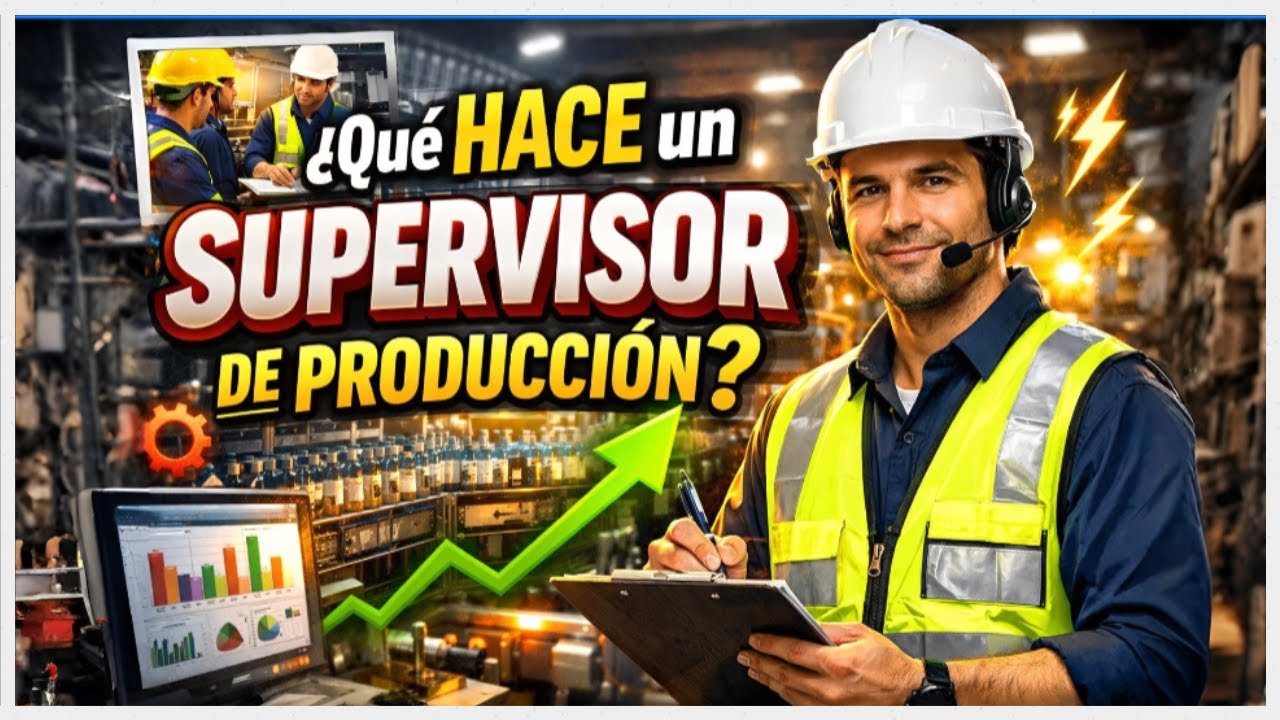 Que HACE un SUPERVISOR DE PRODUCCIÓN