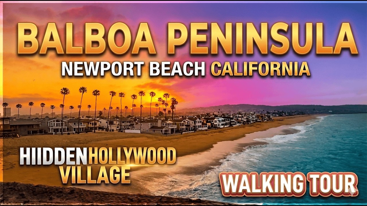 Balboa, Newport Beach CA | Walking Tour | Hidden Playground for Hollywood
