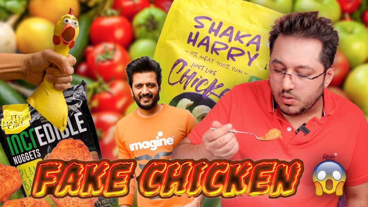 Trying Fake Chicken by Riteish Deshmukh , ITC and Shaka Harry*