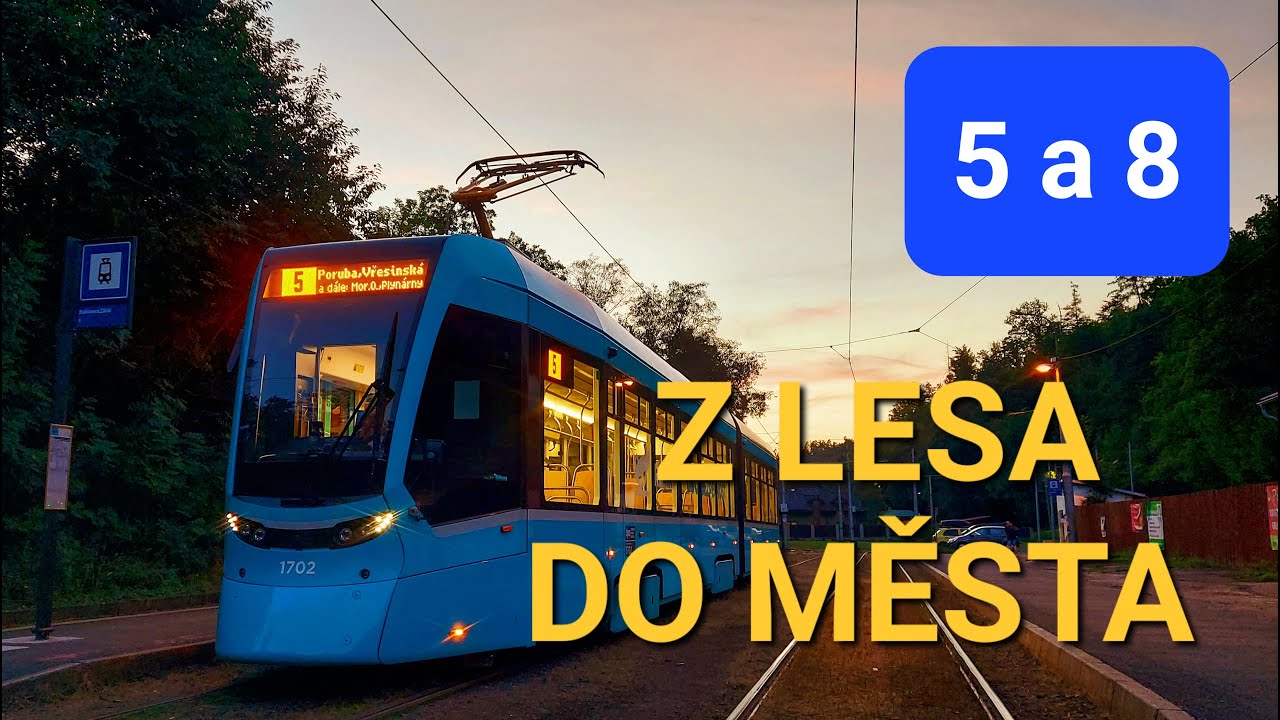 Ostravské tramvaje: linka č. 5 a 8 (Budišovice, Zátiší - Mor. Ostrava, Plynárny)