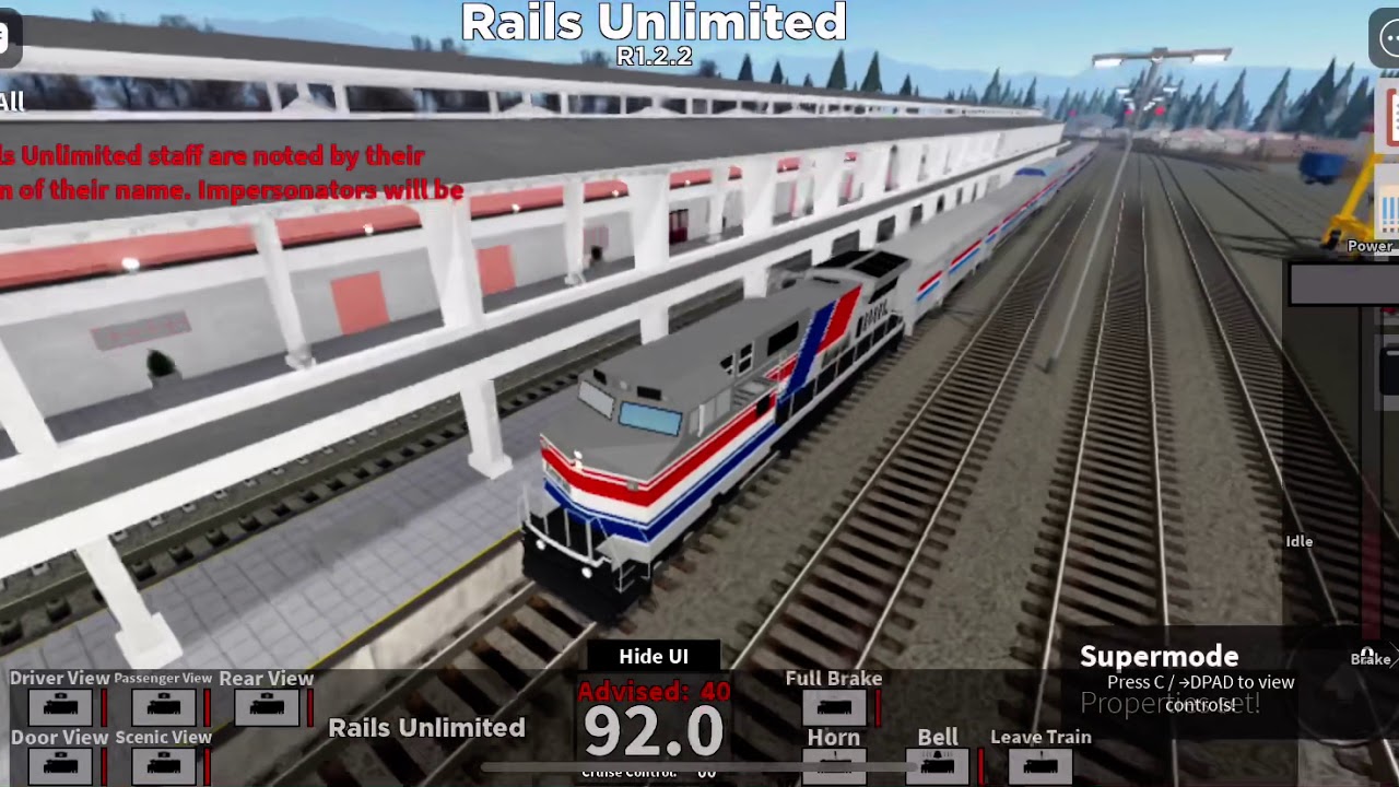 RBLX rails unlimited remastered going backwards