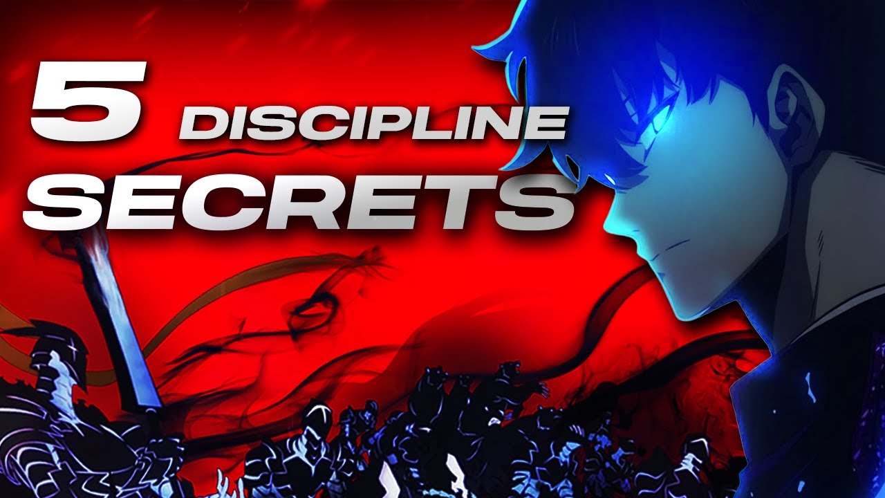 5 Ways to MASTER DISCIPLINE Like SUNG JINWOO