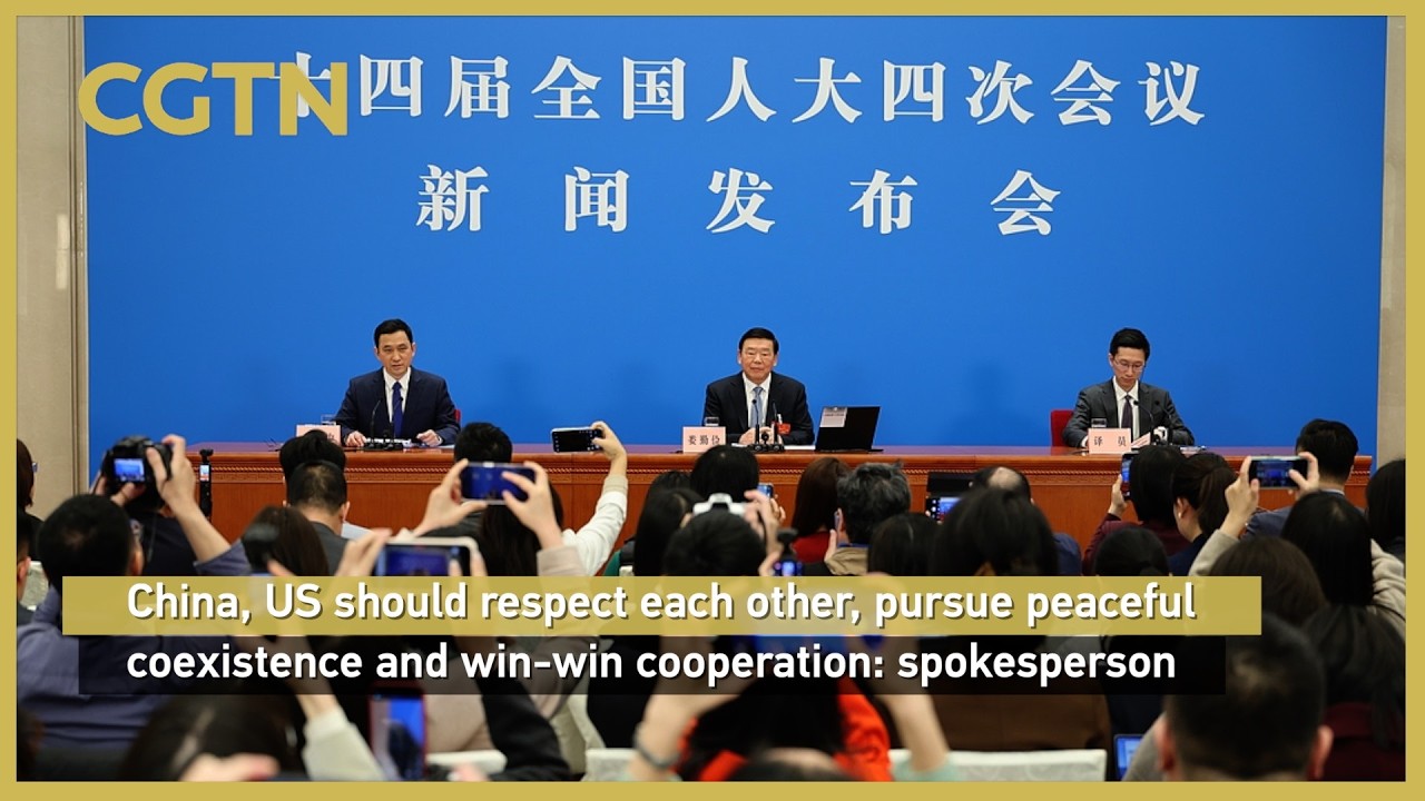 Spokesperson: China, US should pursue peaceful coexistence and win-win cooperation