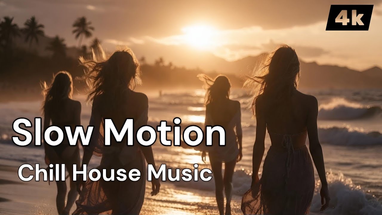 Slow Motion Beach Walks 🌴🔥 Hot Summer Chill House Music 