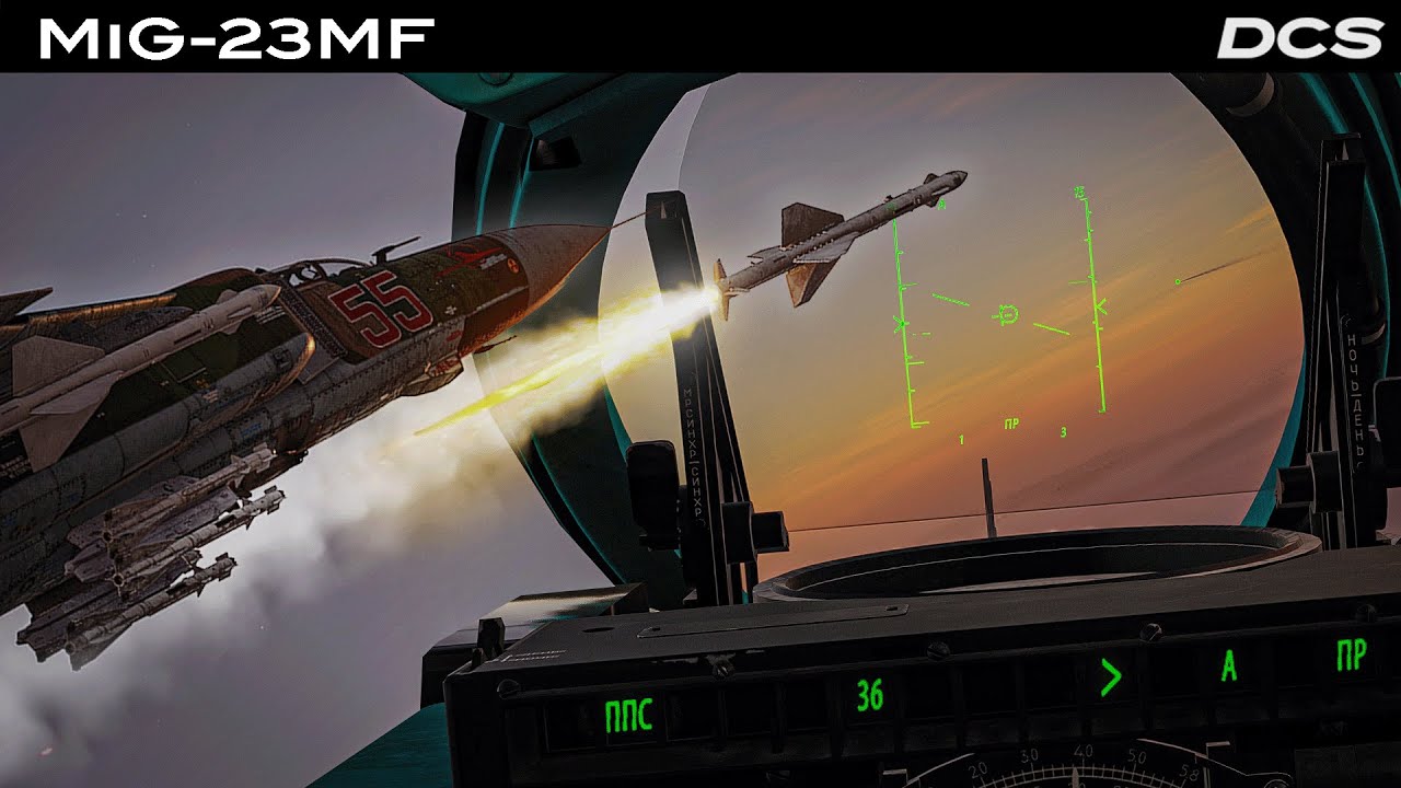 DCS: MiG-23 Mod - HUD, Radar and Weapon System Progress (WIP)