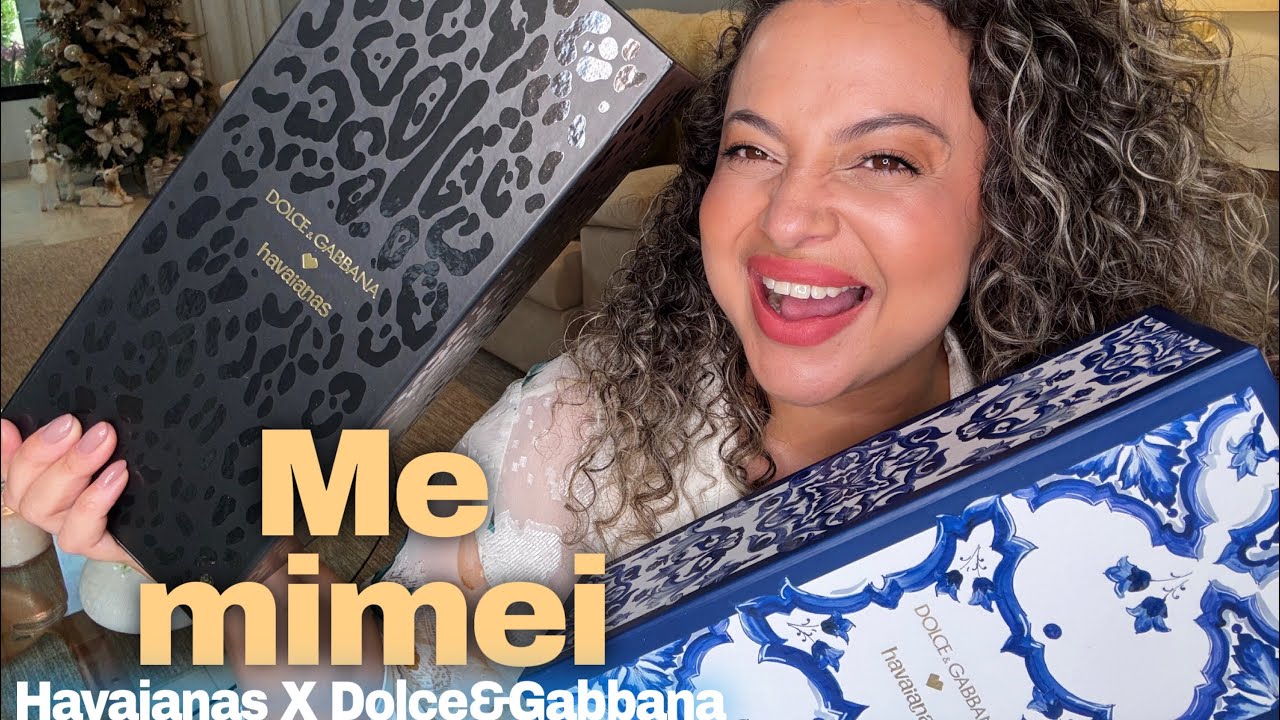 Havaianas x Dolce&Gabbana; Chinelos de luxo