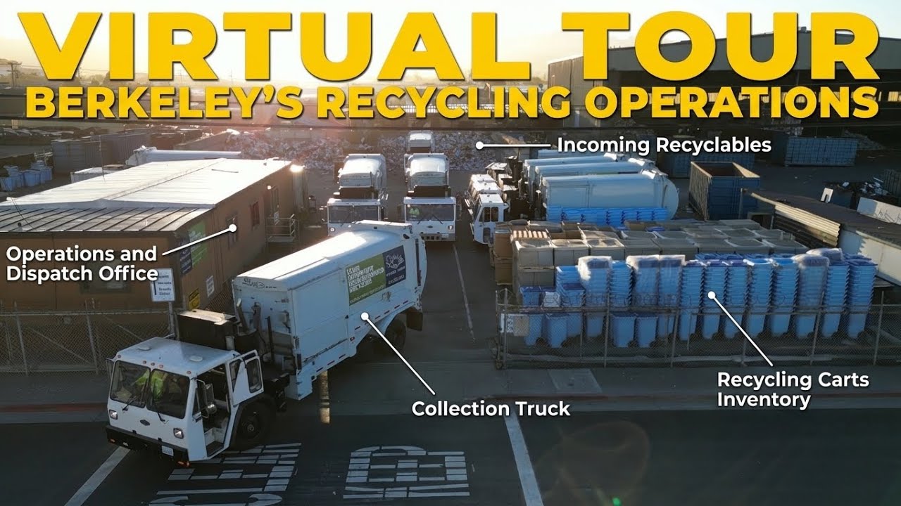 Where Your Recycling Goes in Berkeley, CA (MRF Tour + Curbside Program)
