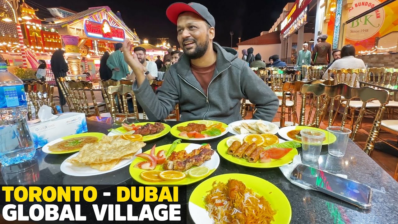 Street Food in Dubai, Global Village | Canada DXB Karachi | Indian & Thai Food | Bundu Khan Special