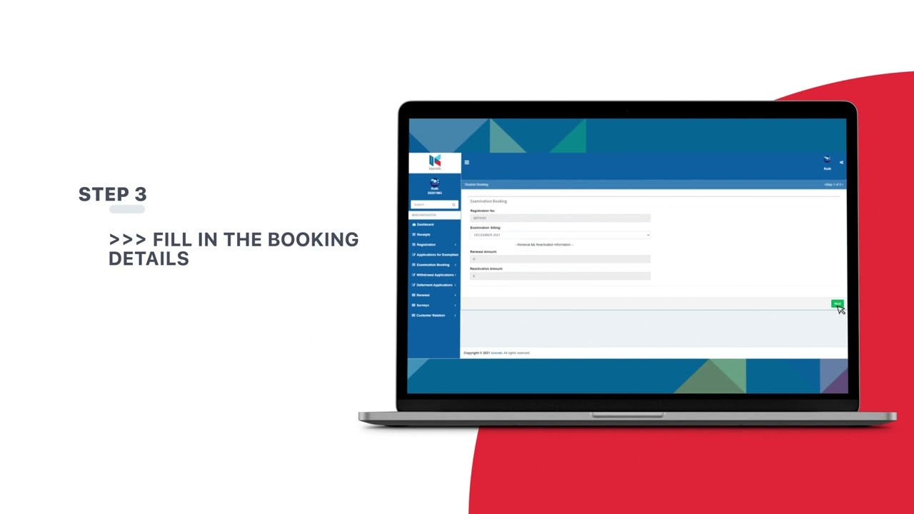 How to book for kasneb examinations using the student portal.