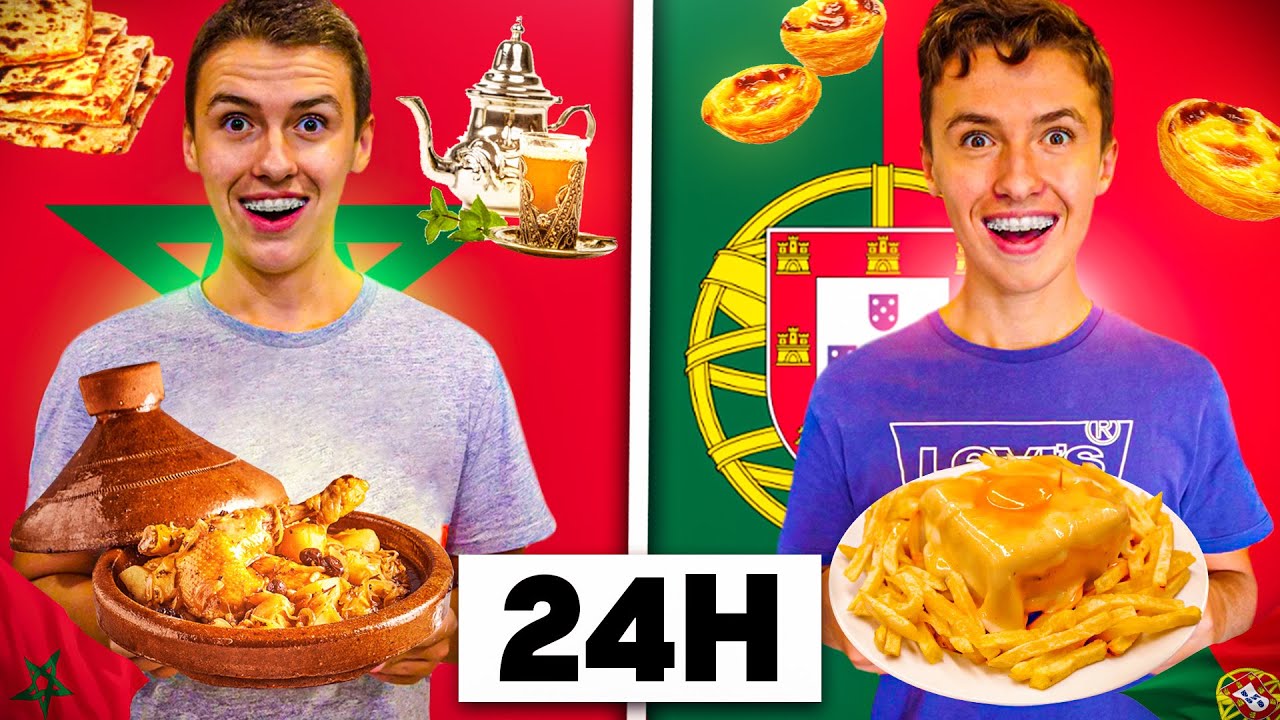 VIVRE COMME UN MAROCAIN VS UN PORTUGAIS PENDANT 24H !