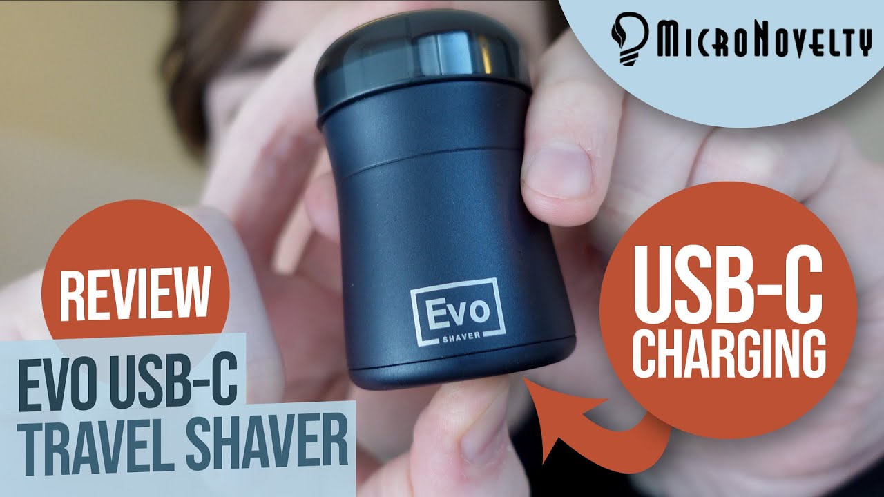 MicroNovelty EVO Shaver Review - Smallest USB-C Travel Shaver