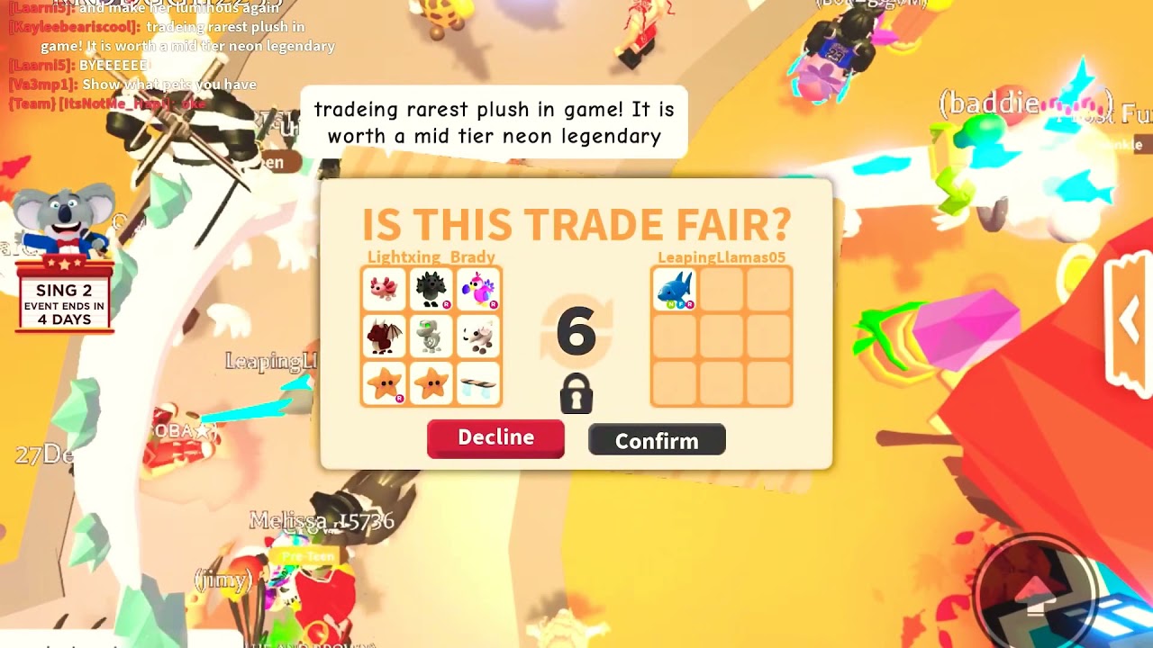 Was I over for neon shark???! #roadto50subs #adoptmeroblox #roblox #trading #trending