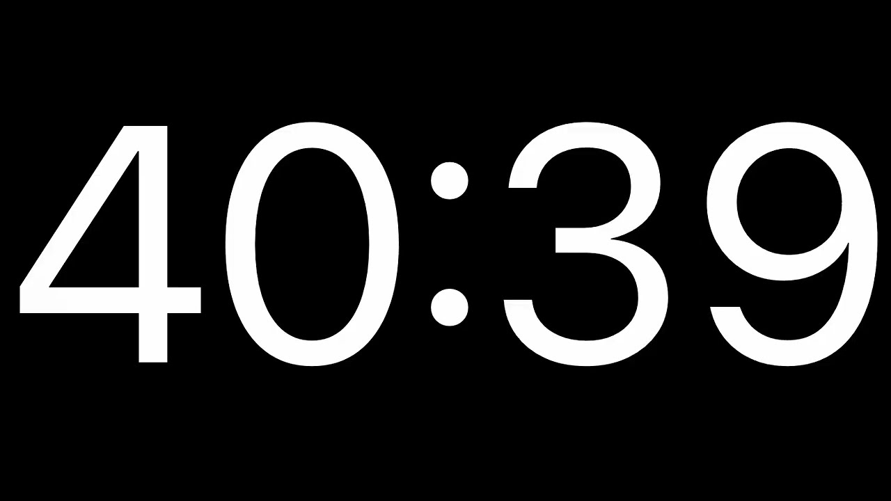 42 minute timer with music