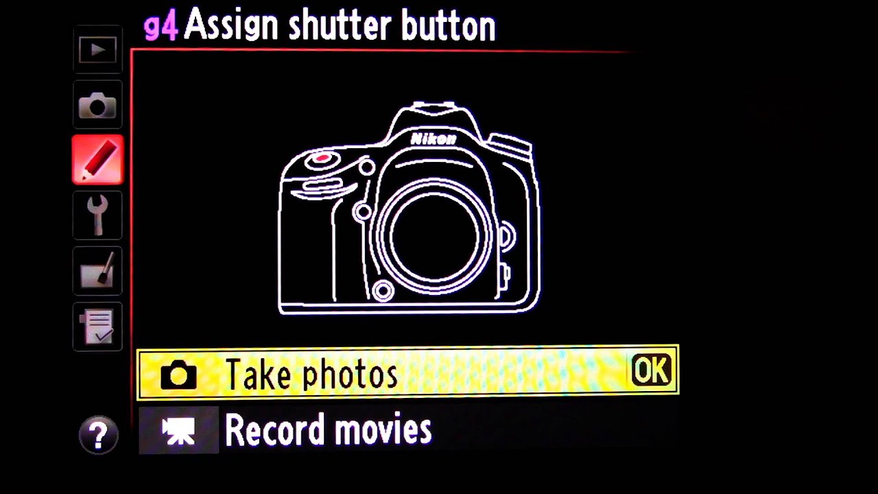 Nikon D600 My Menus and Settings