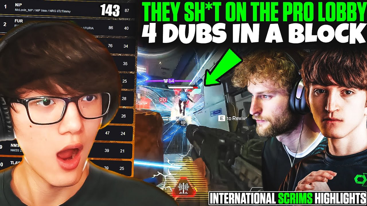 NRG Timmy Subbed for NIP and They DROPPED 143 Points in International Scrims!