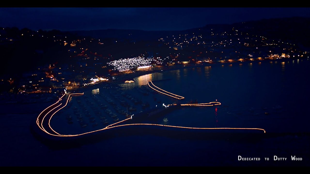 Candles on the Cobb Lyme Regis 2022 - Dotty Wood