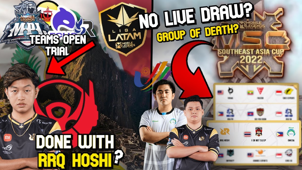 MSC 2022 GROUP DRAW RESULT! - MSC 2022 GROUP OF DEATH! - TEAMS OPEN TRIAL - PSYCHOO LEAVING RRQ!