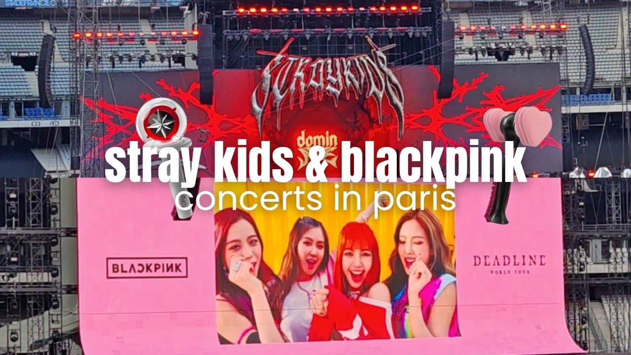 kpop stan diaries ❤️‍🔥 - stray kids & blackpink concerts in paris & rosie pop-up store