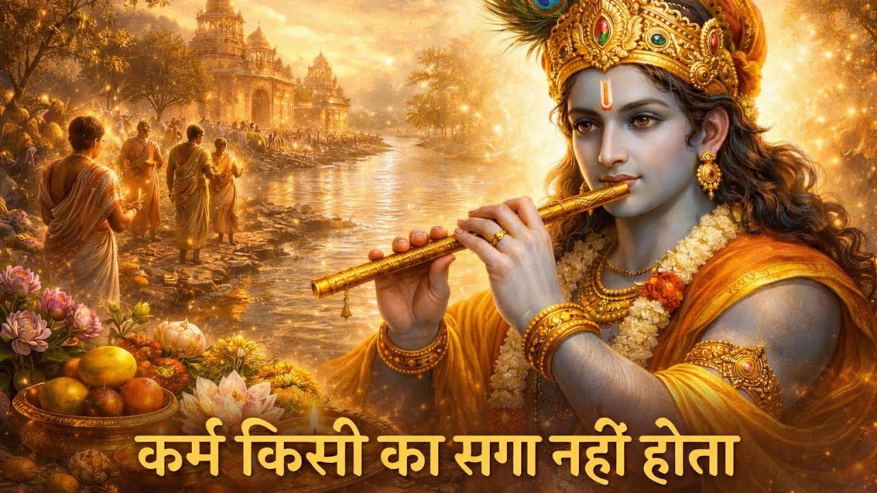 कर्म किसी का सगा नहीं होता | Krishna Motivational Speech |🙏🏻🙏🏻🙏🏻🙏🏻