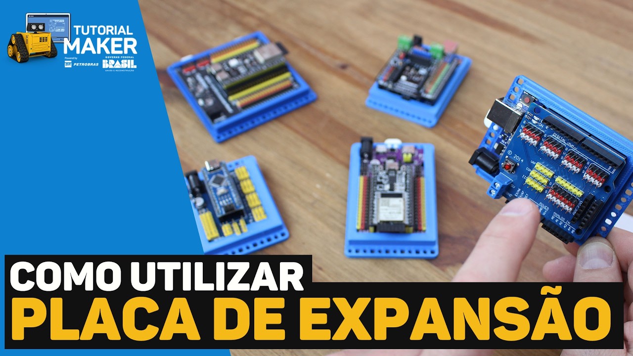 Placas de Expansão para Arduino e Esp32 + Cases 3D MontTUDO #tutorialmaker