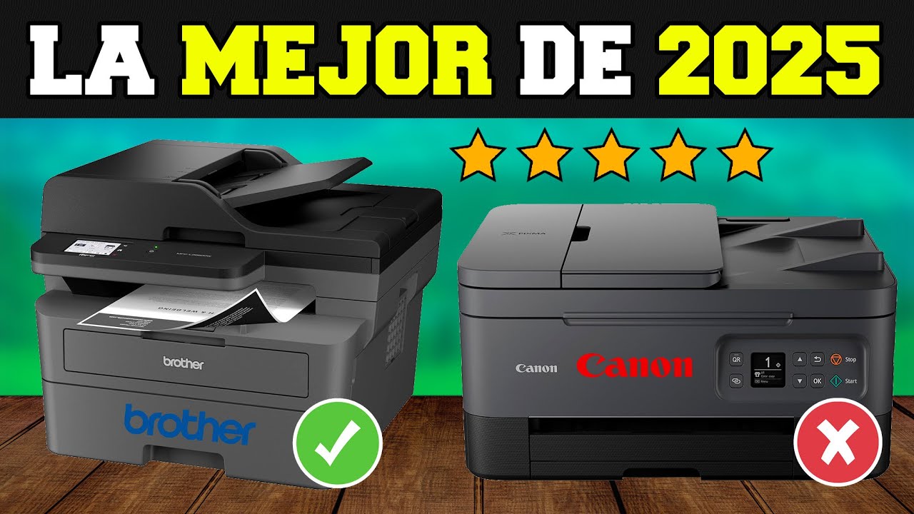 Las 3 mejores impresoras multifunci&oacute;n para casa y oficina en 2025 | CANON, BROTHER Y EPSON