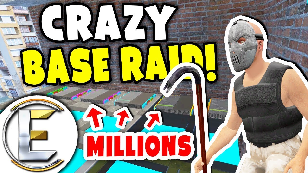 Crazy Base Raid Worth Millions - Gmod DarkRP Life (Built An Awesome Base For Money Printing)