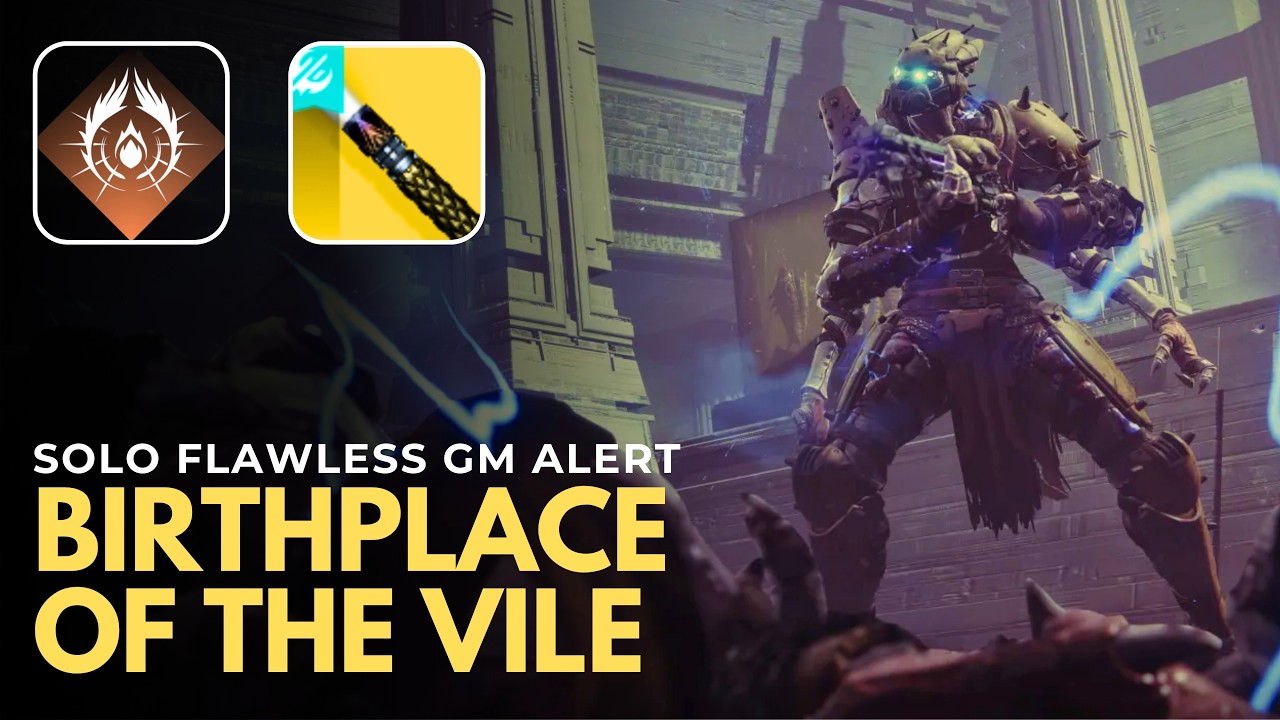 Solo Flawless GM Alert Birthplace of the Vile | Praxis Blade Prismatic Warlock [Destiny 2 Renegades]