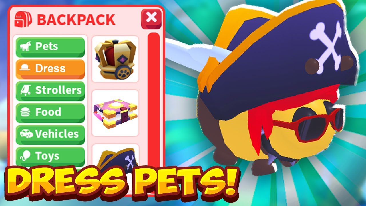 ADOPT ME DRESS YOUR PETS UPDATE! How To Dress Your Pets In Adopt Me New Update! (Roblox)