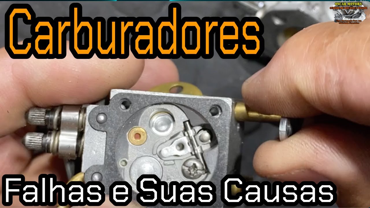 Carburador  Roçadeira & Motosserra: Sintomas e Causas. Não Perca Final do Teste de Mangueiras