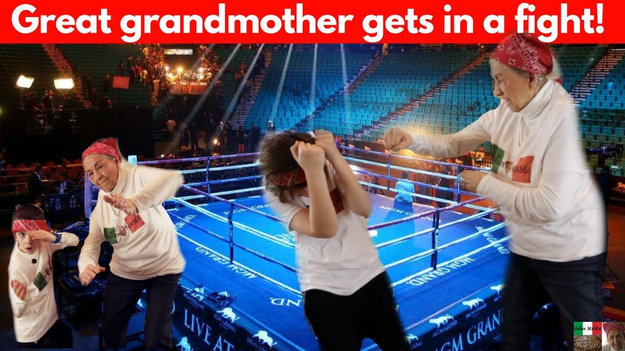 **Great grandmother gets in a fight - Italian MaMa