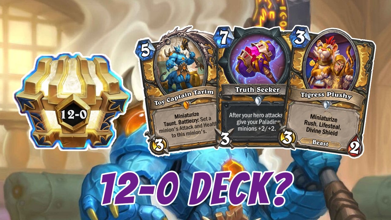 I Drafted a 12-0 Quality Paladin BUT.... - Hearthstone Arena