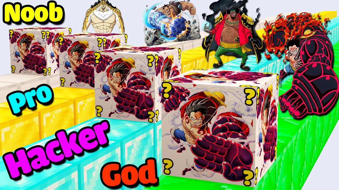 MINI GAME : ONE PIECE LUCKY BLOCK RACE ** T GAMING CHẠY ĐUA HÓA LUFFY GEAR 4 VIP NHẤT MINECRAFT ??