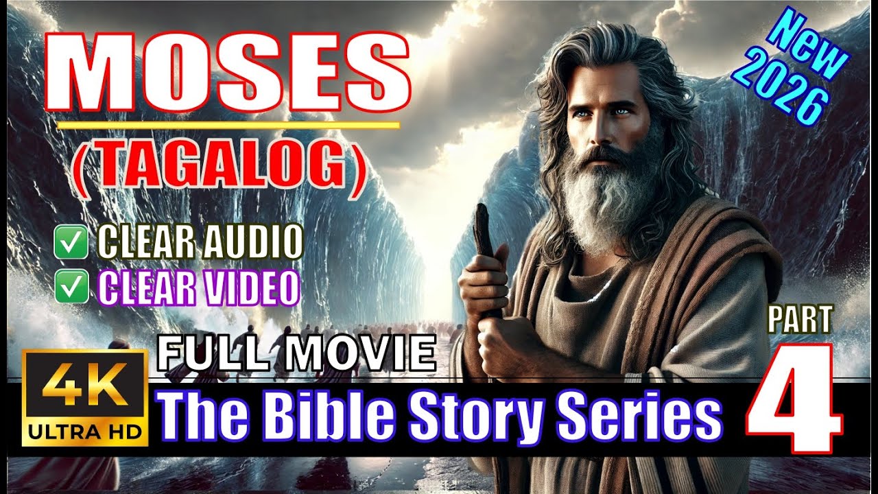 TAGALOG Dubbed | MOSES (EXODUS) | The Bible Story (Part 4) | Full Movie | @OfficialLegacyDivine  