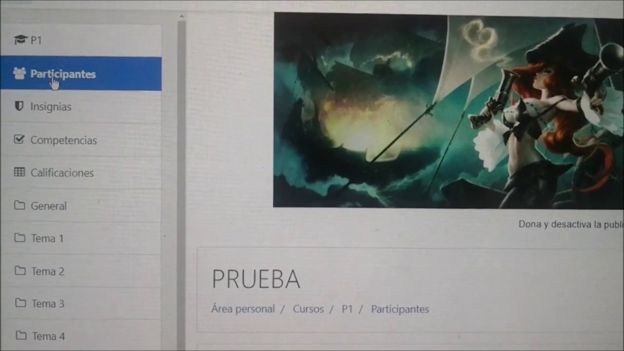 Uso de moodle para PRINCIPIANTES  PARTE III