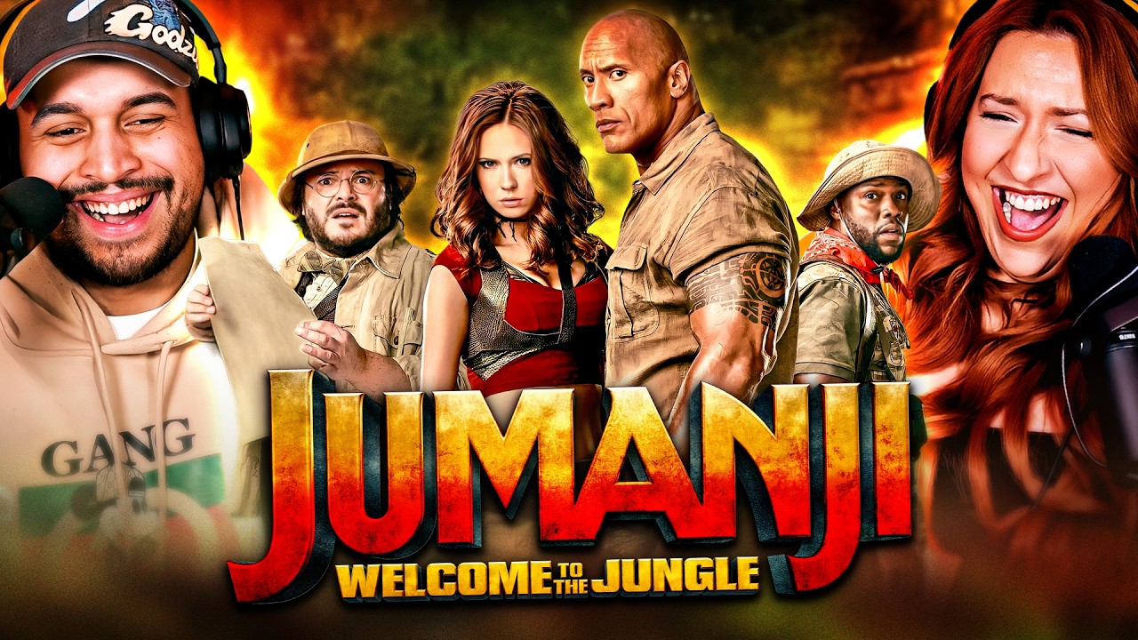 JUMANJI: WELCOME TO THE JUNGLE (2017) MOVIE REACTION &ndash; FIRST TIME WATCHING &ndash; REVIEW