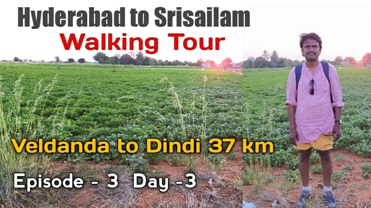 Hyderabad to Srisailam || Walking Tour || Ep - 3 || Veldanda to Dindi || శ్రీశైలం పాదయాత్ర