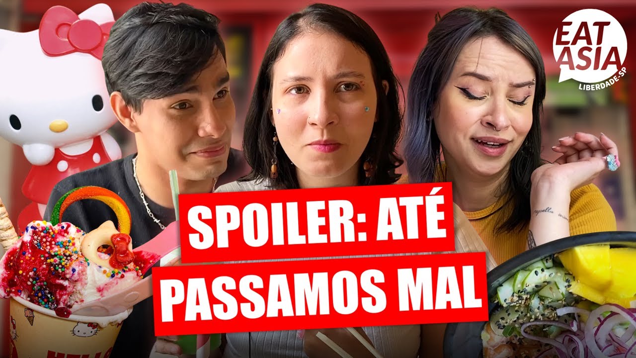 VLOG: VISITAMOS O RESTAURANTE DA HELLO KITTY (EAT ASIA) | Três de Outubro