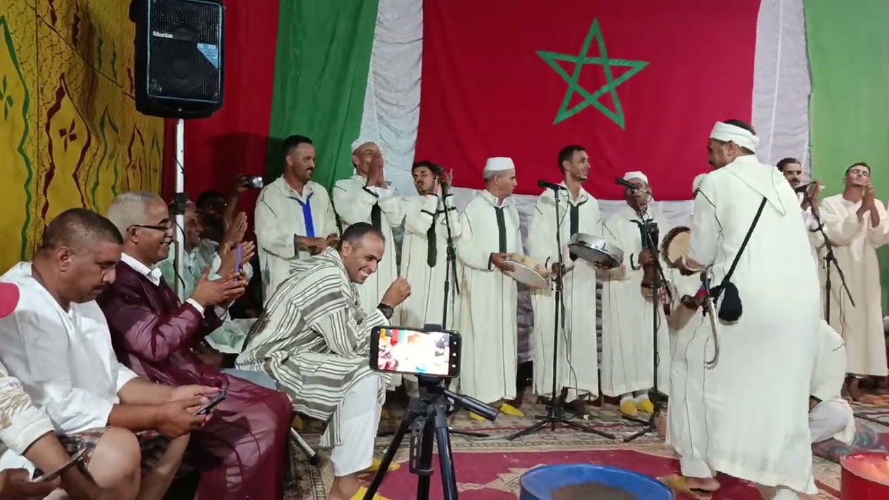 حمادة البهجة تصول وتجول بكل مرح لوحة فلكلورية لميزان حمادة أولاد ابي السباع سيدي المختار فرجة ممتعة 