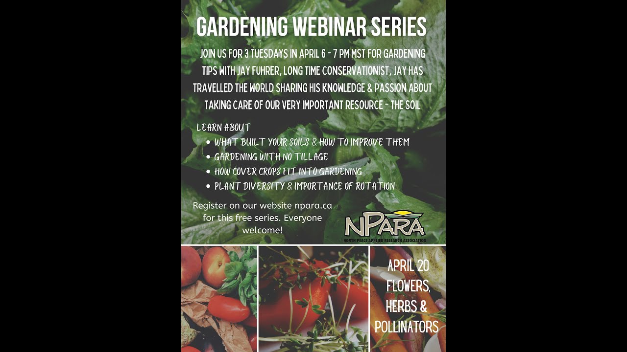 Gardening Webinar #3 with Jay Fuhrer: Flowers, Herbs & Pollinators