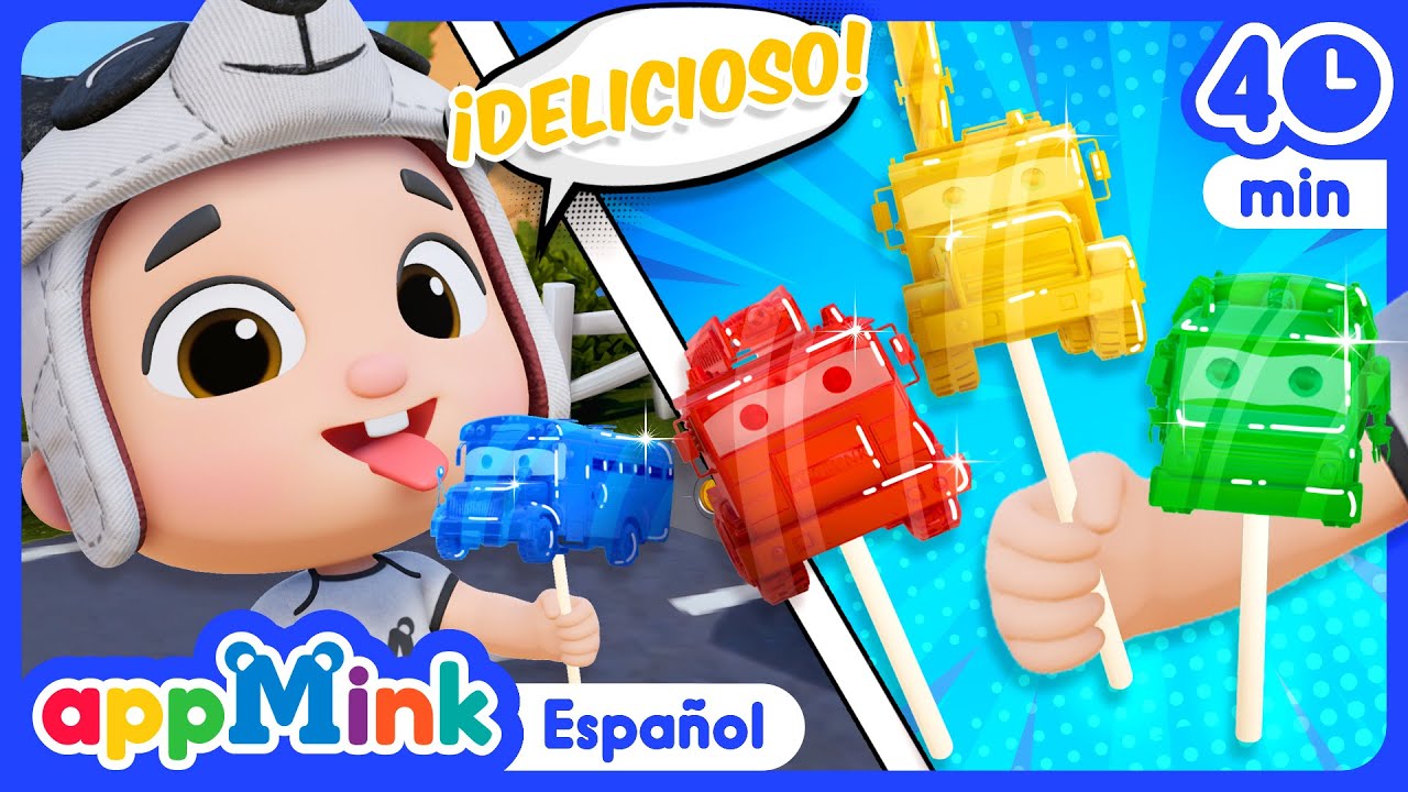 🔥🚒 El Camión de Bomberos Hot Wheels 🚨 Canciones Coloridas 🌈👩‍🚒 🌟 #appminkespañol