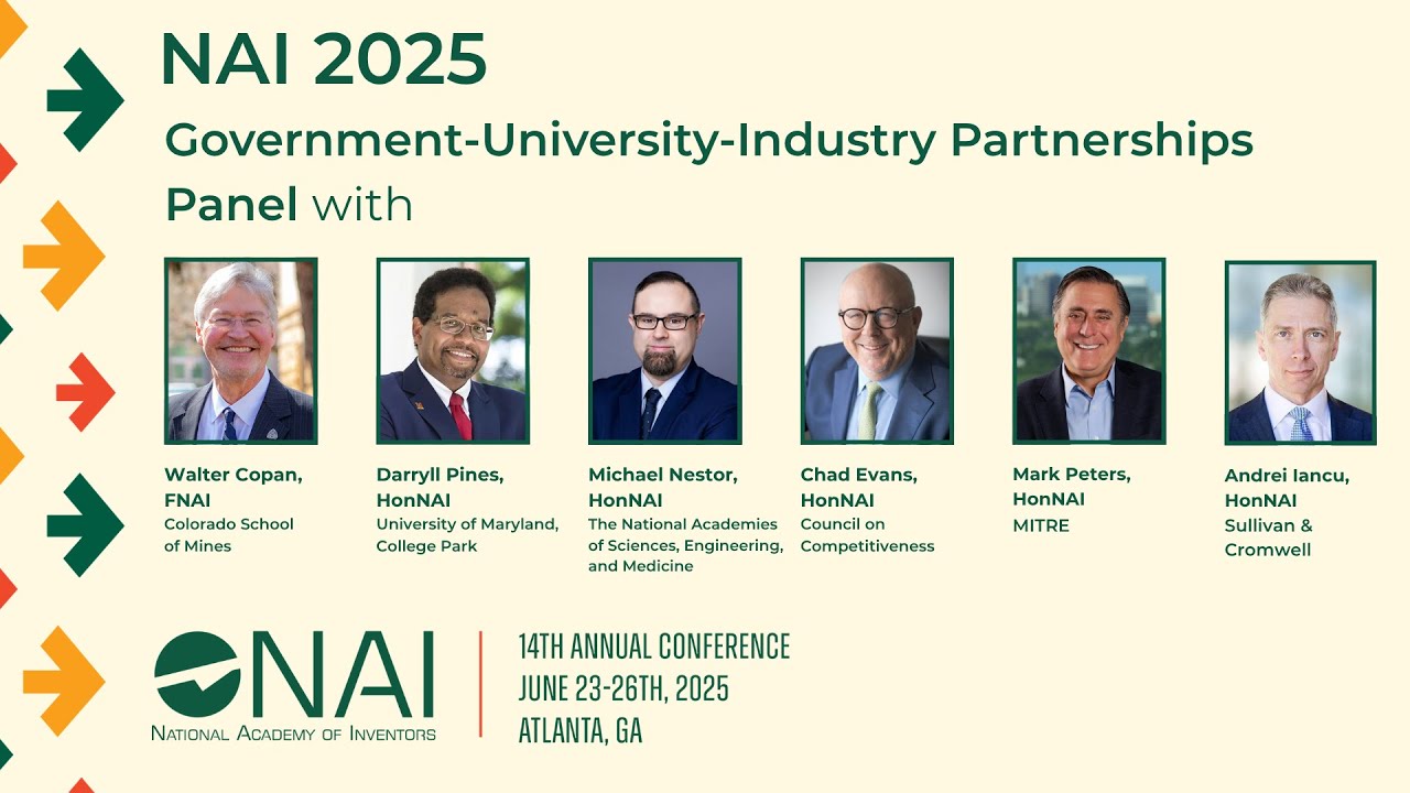 NAI 2025 | Government-University-Industry-Partnerships Panel