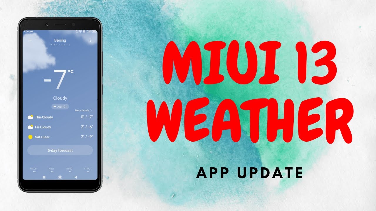 MIUI 13 System Apps | MIUI 12 Weather App | MIUI 11 Weather App Update