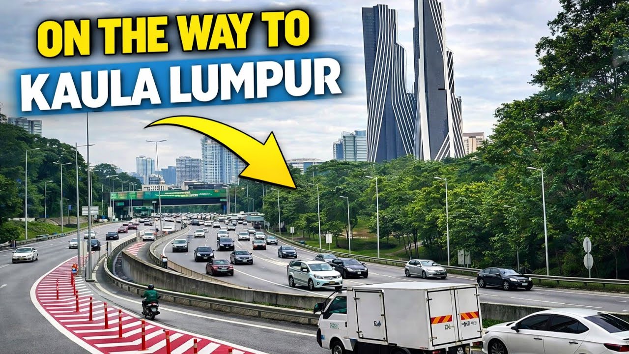 On the Way to Kuala Lumpur from a Rest Area | Malaysia Highway Drive | Noor e Azal