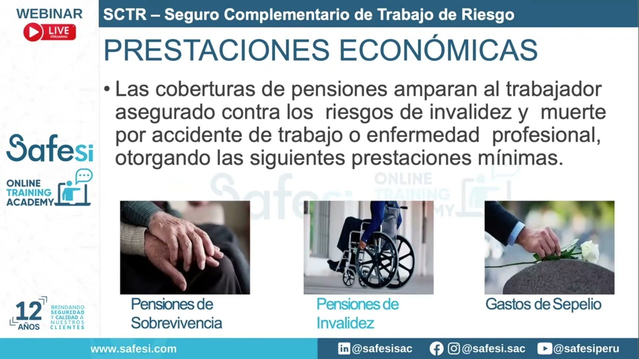 Webinar: Seguro complementario de trabajo de riesgo - SCTR