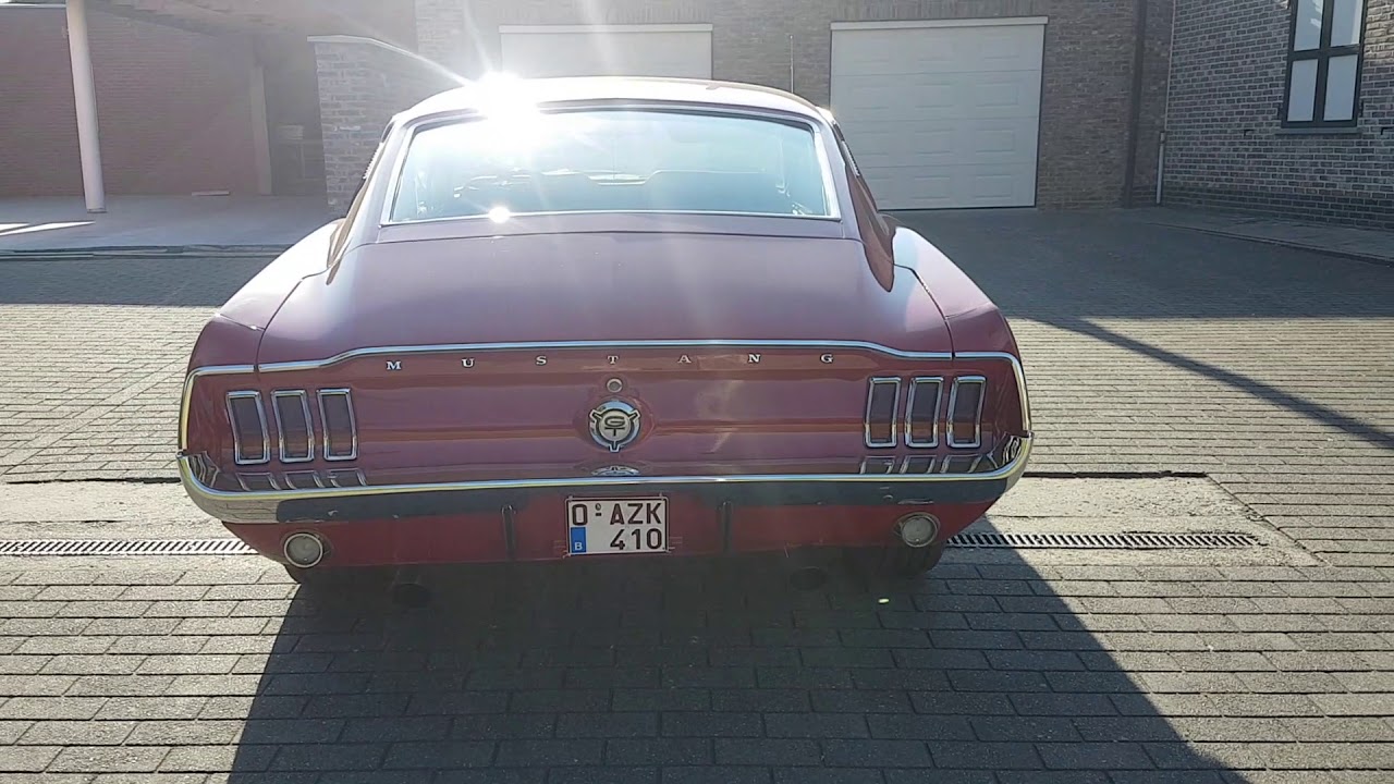 Ford mustang fastback 1967 289 amazing sound