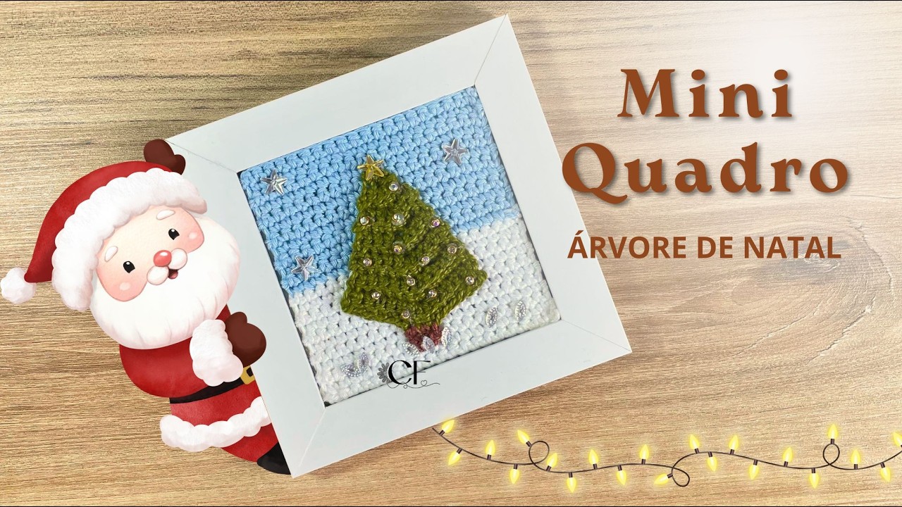 🎄 NATAL EM QUADRO DE 10X10CM - 🎄 árvore de Natal