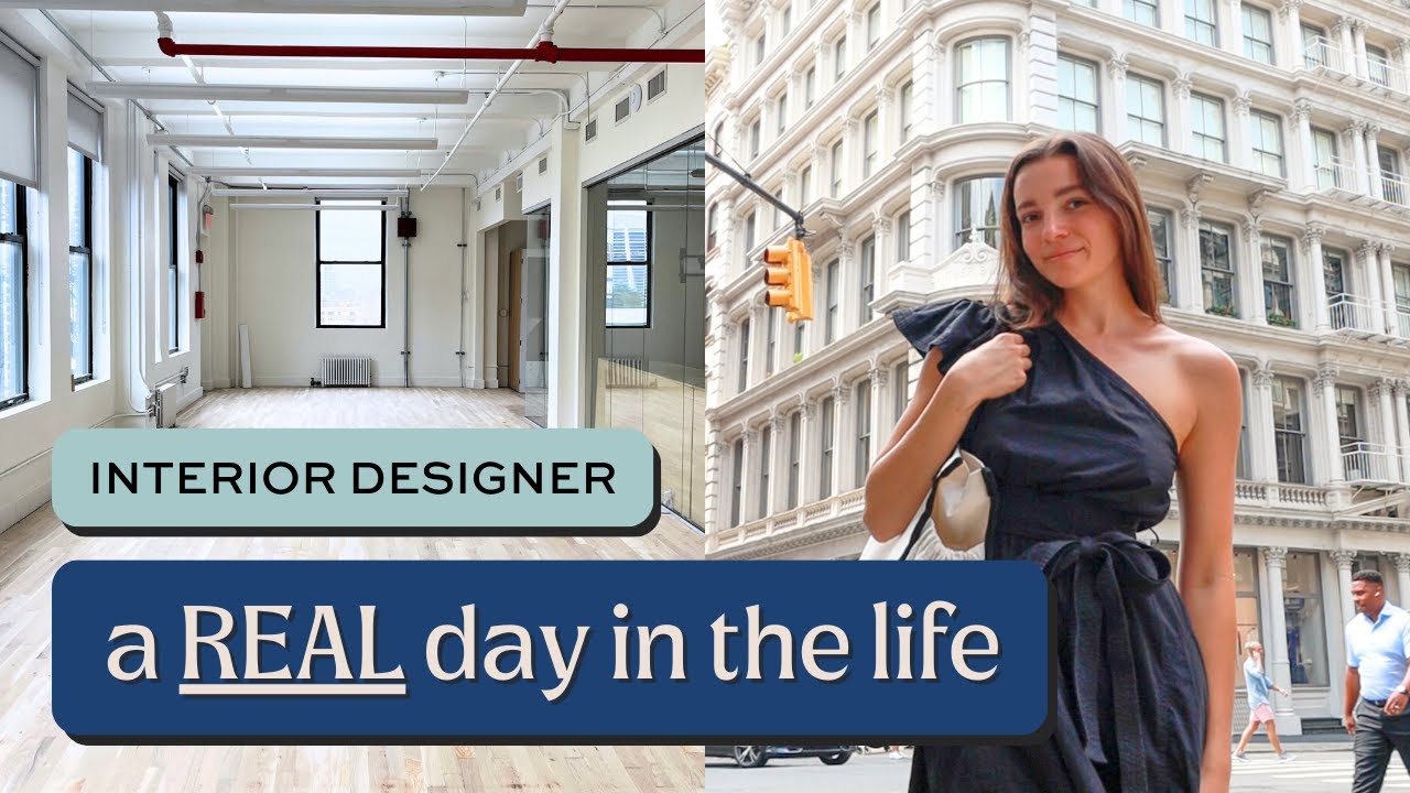 A REAL day in the life of a Commercial Interior Designer & Business Owner