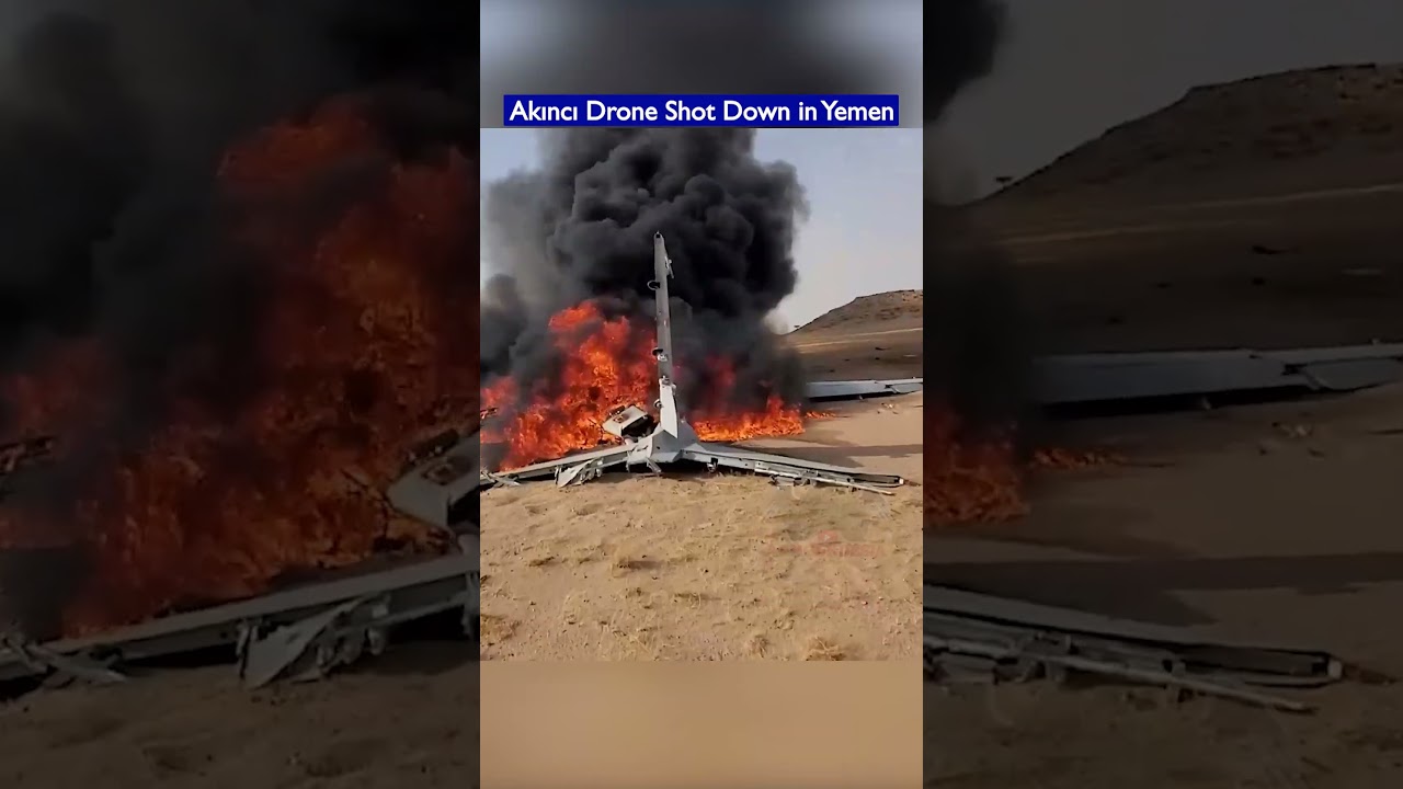 saudi bayraktar akinci drone shot down houthi air defense yemen