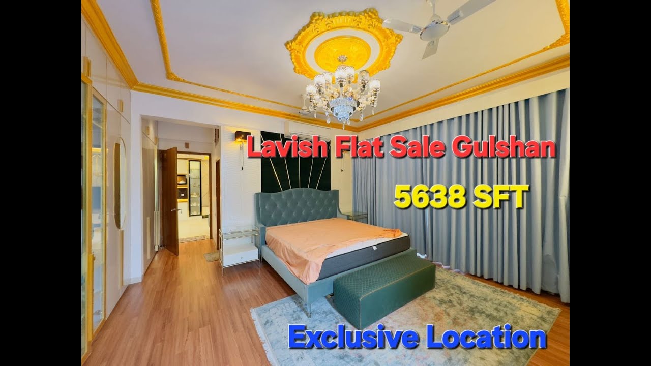 💠Excellent Lavish 5638 SFT Full Fair Face Full Furnished Luxurious Apartment For sell in Gulshan 💠