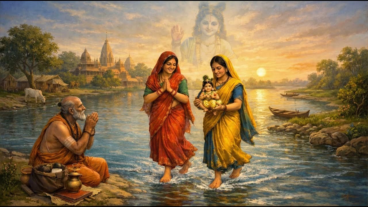 ভগবান কোথায় থাকে?দুই বোন তা চোখে দেখিয়ে দিল| তাদের যমুনা পাড় হওয়ার অলৌকিক গল্প||Sanatan story